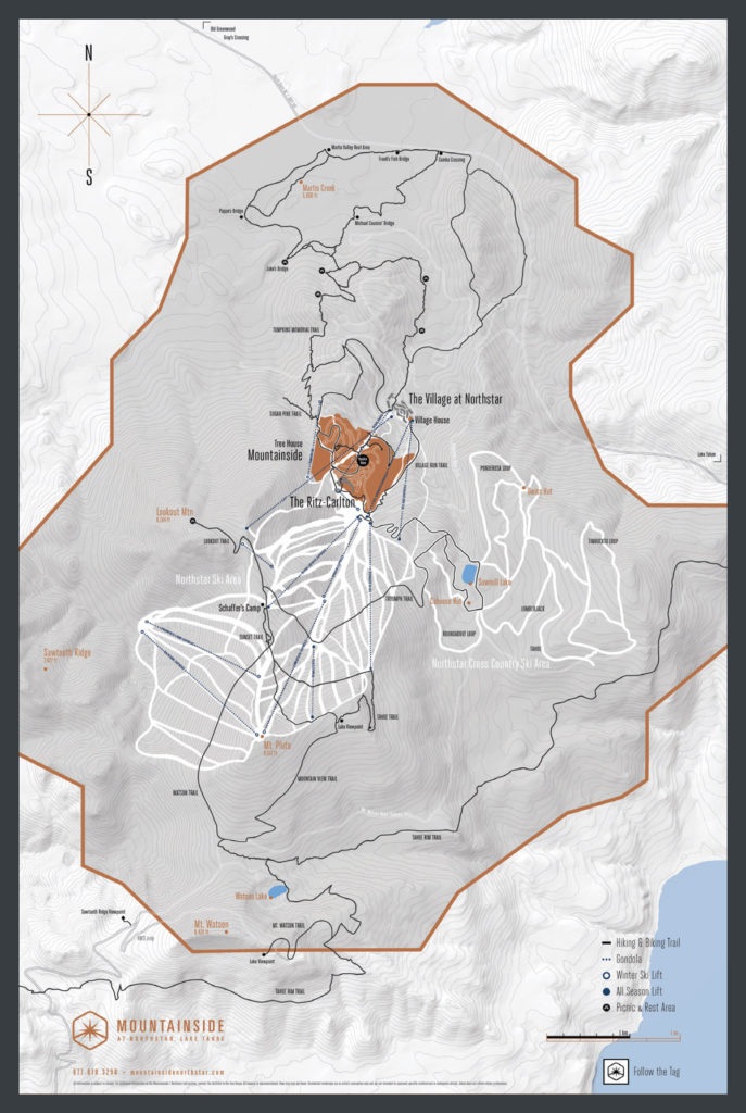 mountainside northstar community real estate map